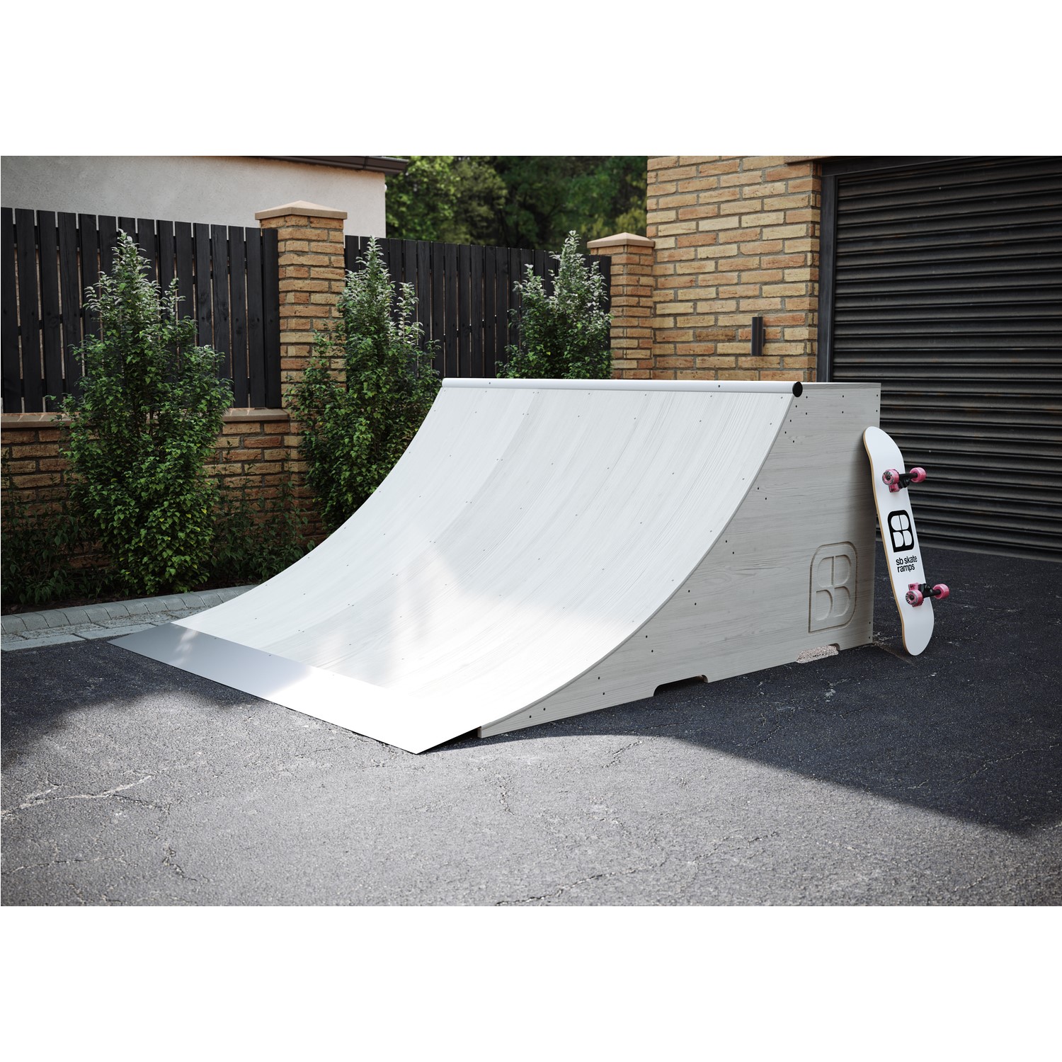 Quarter Ramp Quarterpipe Skate Ramp - Furniture123