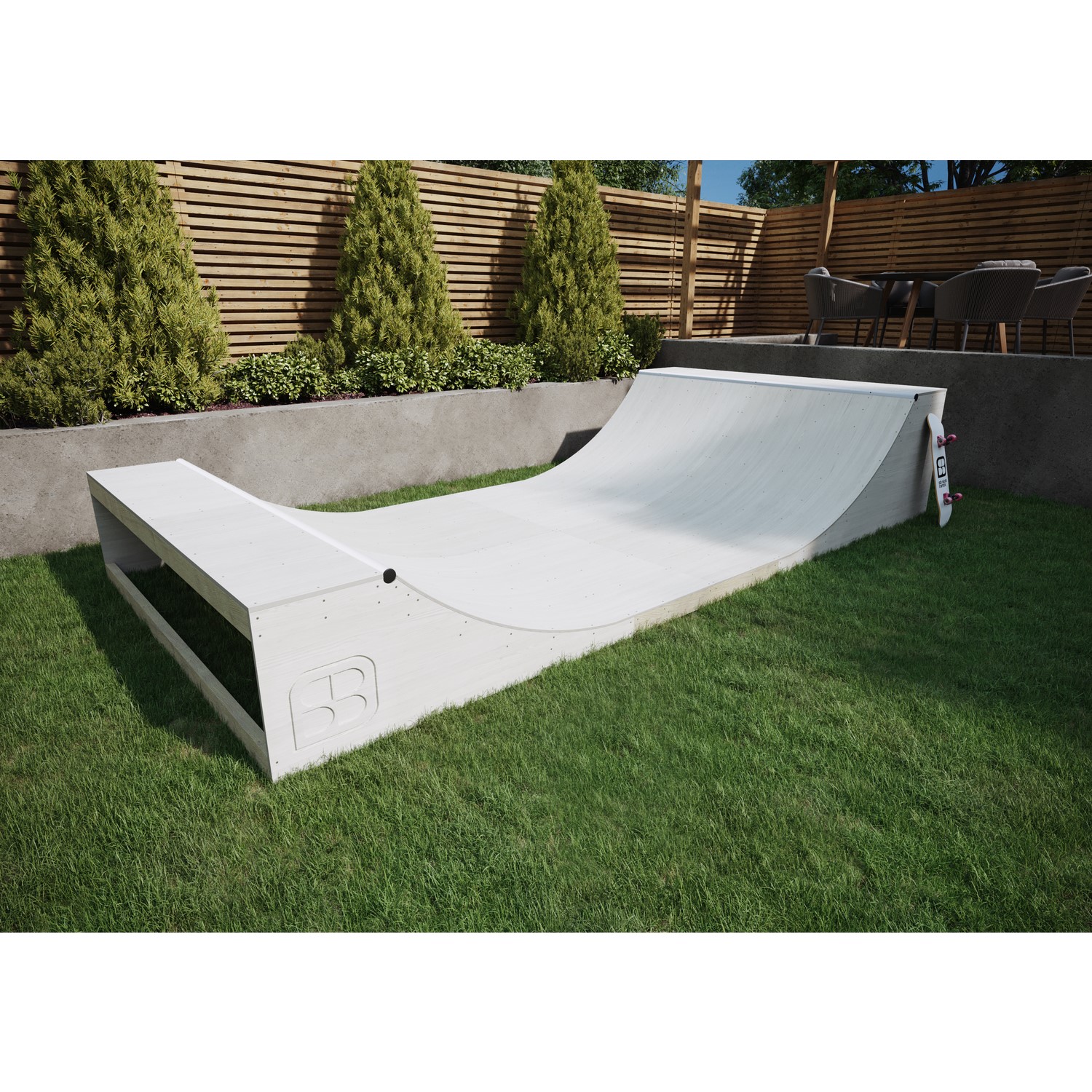 Skateboard Mini Half Pipe Ramp - Furniture123
