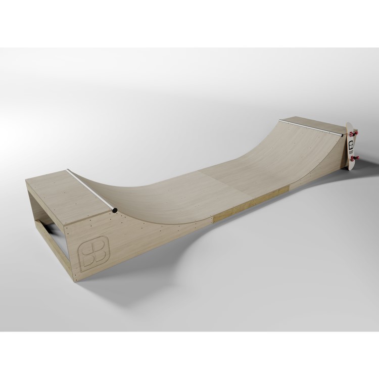 Skateboard Mini Half Pipe Ramp