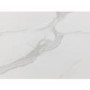 White Marble Dining Table with 4 Grey Dining Chairs - Julian Bowen Scala