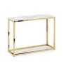 Narrow Marble Console Table - Julian Bowen
