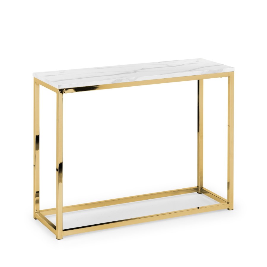 Narrow Marble Console Table - Julian Bowen