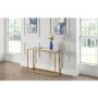 Narrow Marble Console Table - Julian Bowen