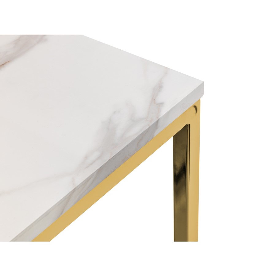 Narrow Marble Console Table - Julian Bowen
