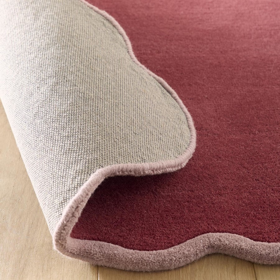 Scalloped Pink Rug - 230 x 160 cm - Elsie - Origins