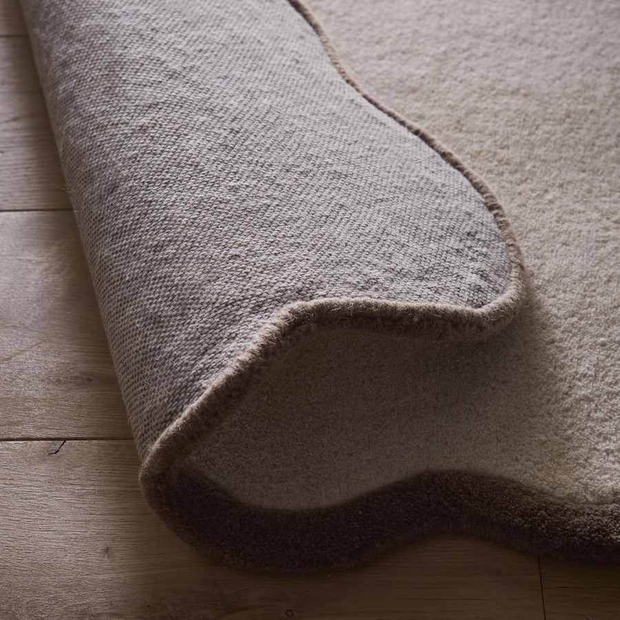 Large Scalloped Natural Rug - 290 x 200 cm - Elsie - Origins