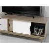 LPD Scandi Oak and White TV Unit - TV&#39;s up to 55&quot;