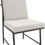 Set of 2 White Cushioned Dining Chairs - Scout