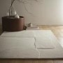 Hand Carved Abstract Beige Rug - 230 x 160 cm - Boulder - Origins