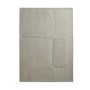Hand Carved Abstract Beige Rug - 230 x 160 cm - Boulder - Origins