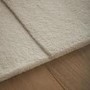 Hand Carved Striped Beige Rug - 170 x 120 cm - Rock - Origins