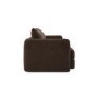 Chocolate Brown Velvet 3 Seater Sofa - Sade
