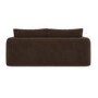 Chocolate Brown Velvet 3 Seater Sofa - Sade