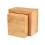 Chunky Solid Oak Nest of Tables