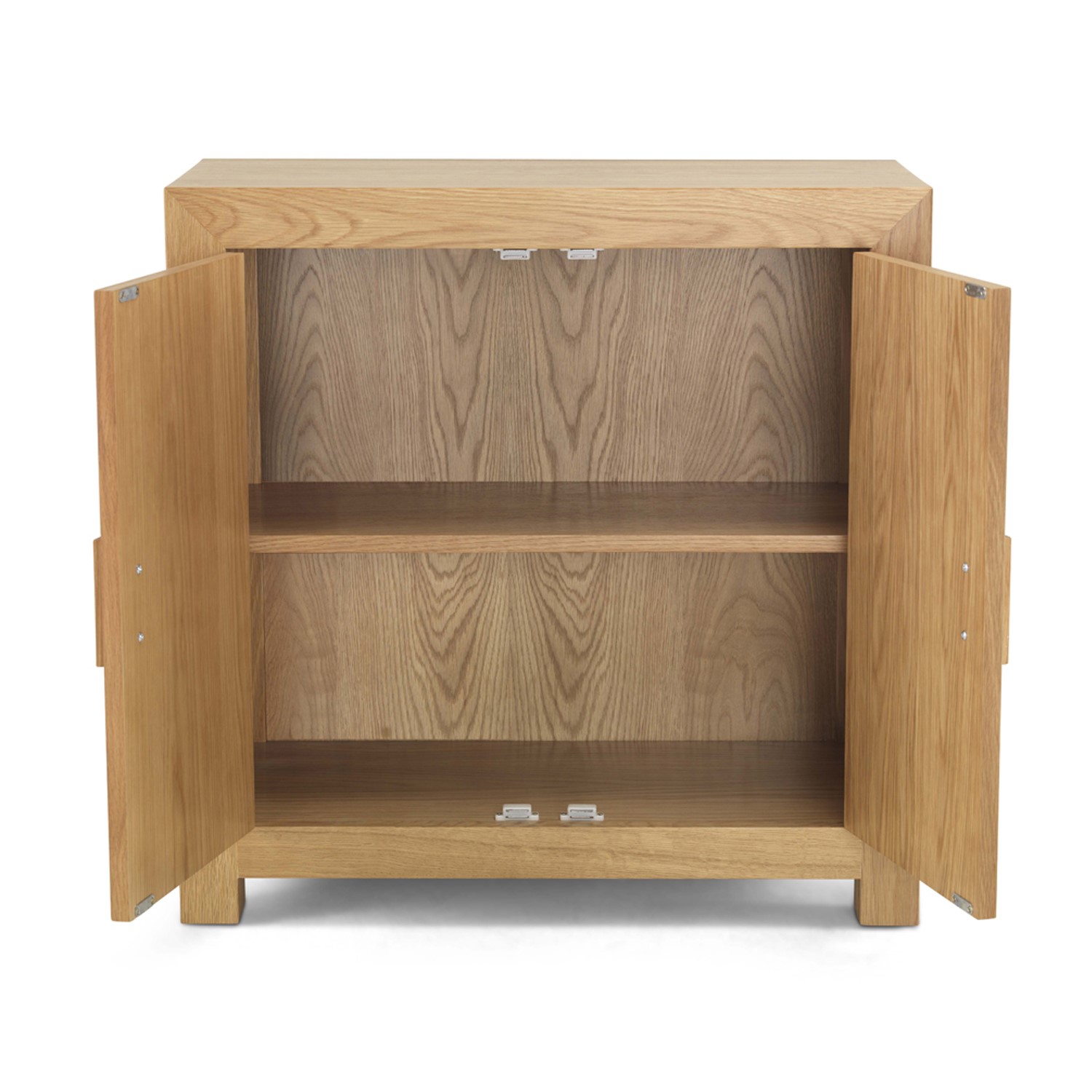 Chunky Solid Oak Storage Cabinet Furniture123