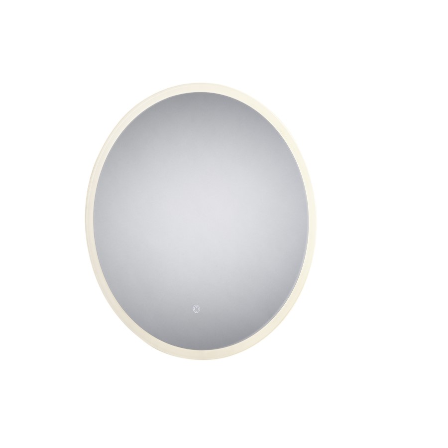 Sensio Como Round Backlit LED Heated Bathroom Mirror 800mm