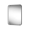 Sensio Aspect Rectangular Black LED Heated Bathroom Mirror 700 x 500mm