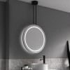 Sensio Ivy Round Ceiling Hanging LED Heated Bathroom Mirror 600mm