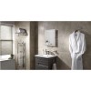 Rectangular LED Bathroom Mirror with Shaving Socket 500 x 600mm - Sensio Nyla