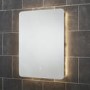 Sensio Reagan Rectangular Backlit Heated Bathroom Mirror with Lights & Shaver Socket 800 x 600mm