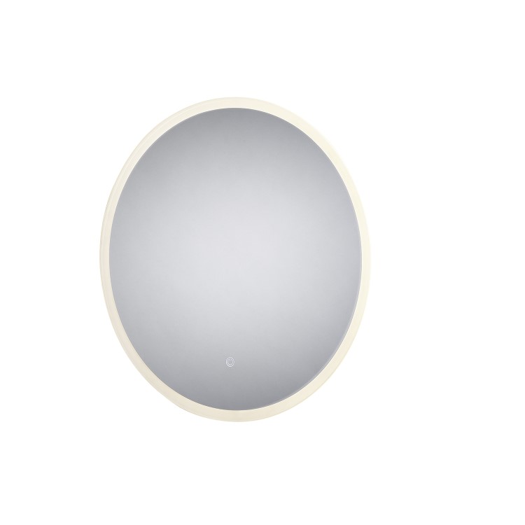 Sensio Como Round Backlit Heated Bathroom Mirror with Lights 600mm