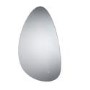 Sensio Mistral Teardrop Backlit Heated Bathroom Mirror with Lights 550 x 800mm