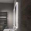 Sensio Libra Rectangular LED Heated Bathroom Mirror Ultra Slim 500 x 390mm