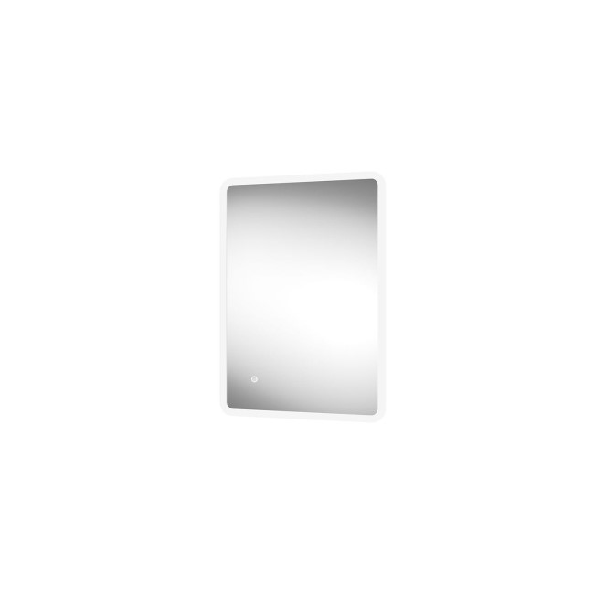 Sensio Libra Rectangular Heated Bathroom Mirror with Lights Ultra Slim 500 x 390mm