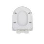 D Shaped Soft Close Quick Release Toilet Seat