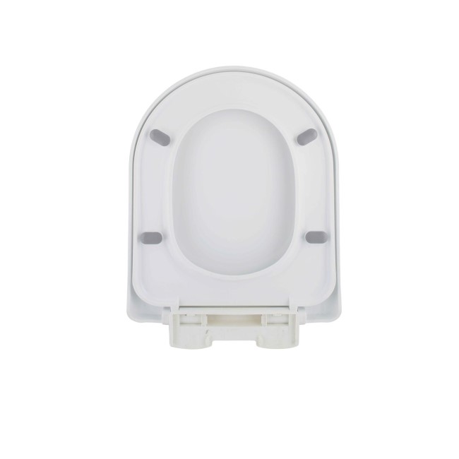 D Shaped Soft Close Quick Release Toilet Seat