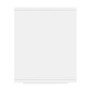 GRADE A1 - Selena White High Gloss Bedside Table With LED Light