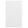 Selena White High Gloss 2 Door Wardrobe With LED Light 