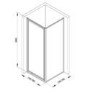 Taylor & Moore Pivot Door Shower Enclosure - 760 x 760mm