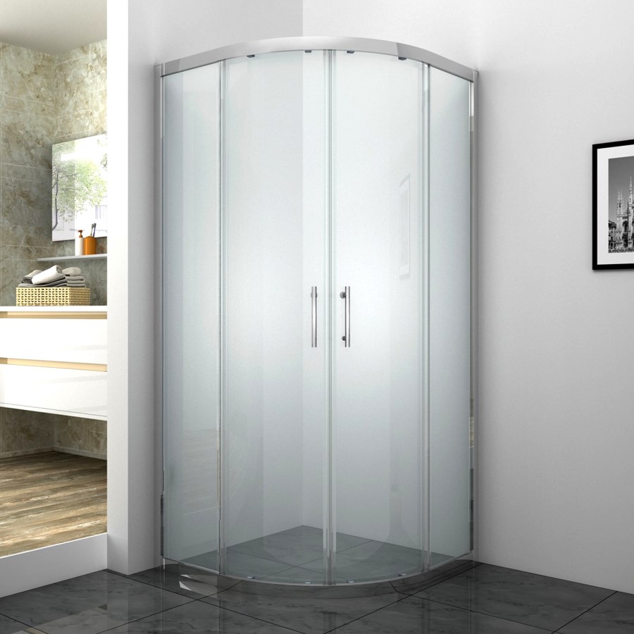 Offset Quadrant Sliding Shower Enclosure 1200 x 900mm - 6mm Easy Clean Glass - Taylor & Moore Range
