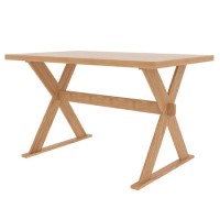 Seville Solid Wood Oak Finish Dining Table
