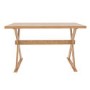 Seville Solid Wood Oak Finish Dining Table
