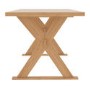 Seville Solid Wood Oak Finish Dining Table