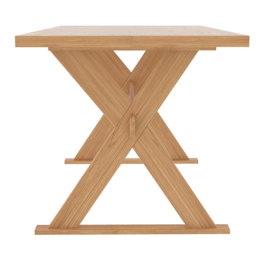 Seville Solid Wood Oak Finish Dining Table