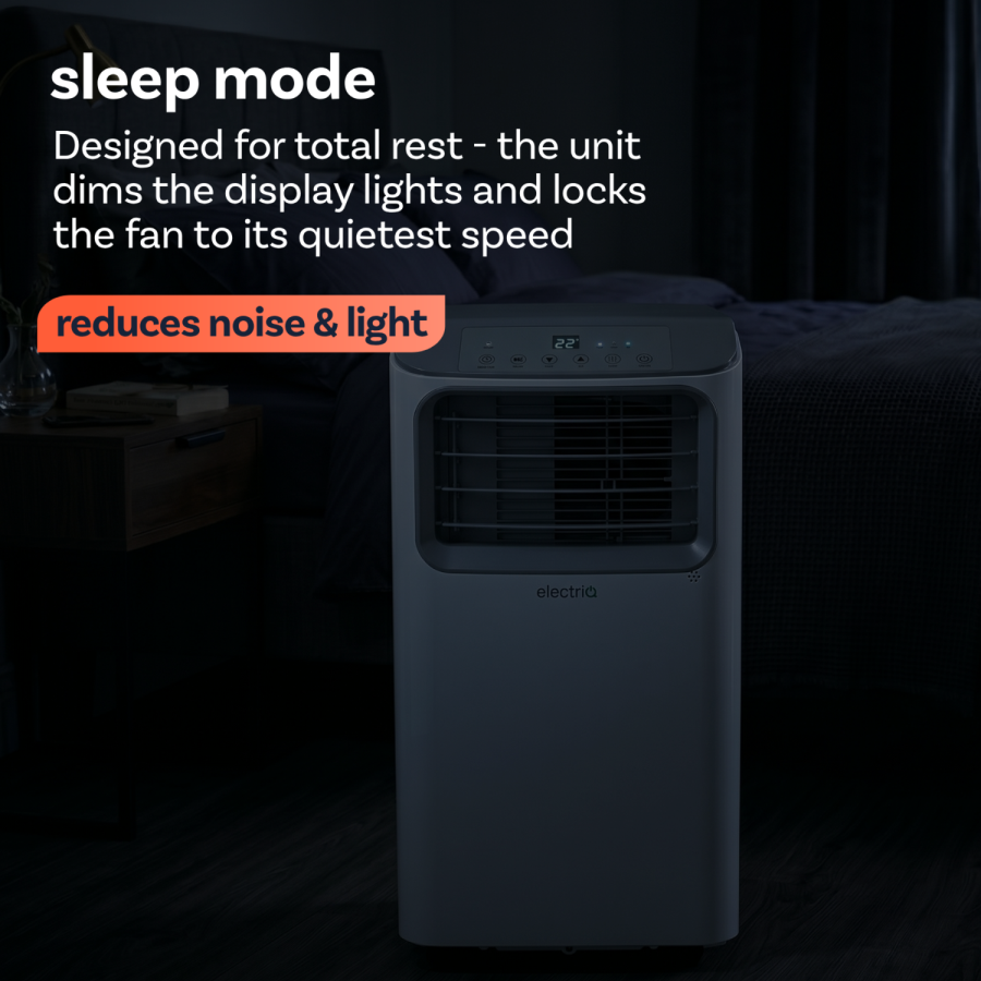 electriQ Slimline 7000 BTU Small Portable Air Conditioner