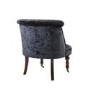 Shannon Crushed Velvet Black Chair