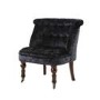 Shannon Crushed Velvet Black Chair