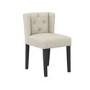 Beige Upholstered Buttoned Dining Chair - Shay