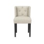 Beige Upholstered Buttoned Dining Chair - Shay