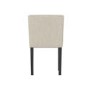 Beige Upholstered Buttoned Dining Chair - Shay