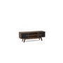 Birlea Shard TV Unit Walnut and Black