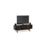 Birlea Shard TV Unit Walnut and Black