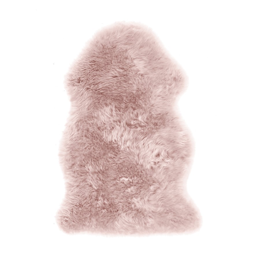 Pink Single Genuine Sheepskin Rug - 95 x 65 cm - Origins