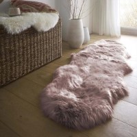Pink Double Genuine Sheepskin Rug - 175 x 70 cm - Origins
