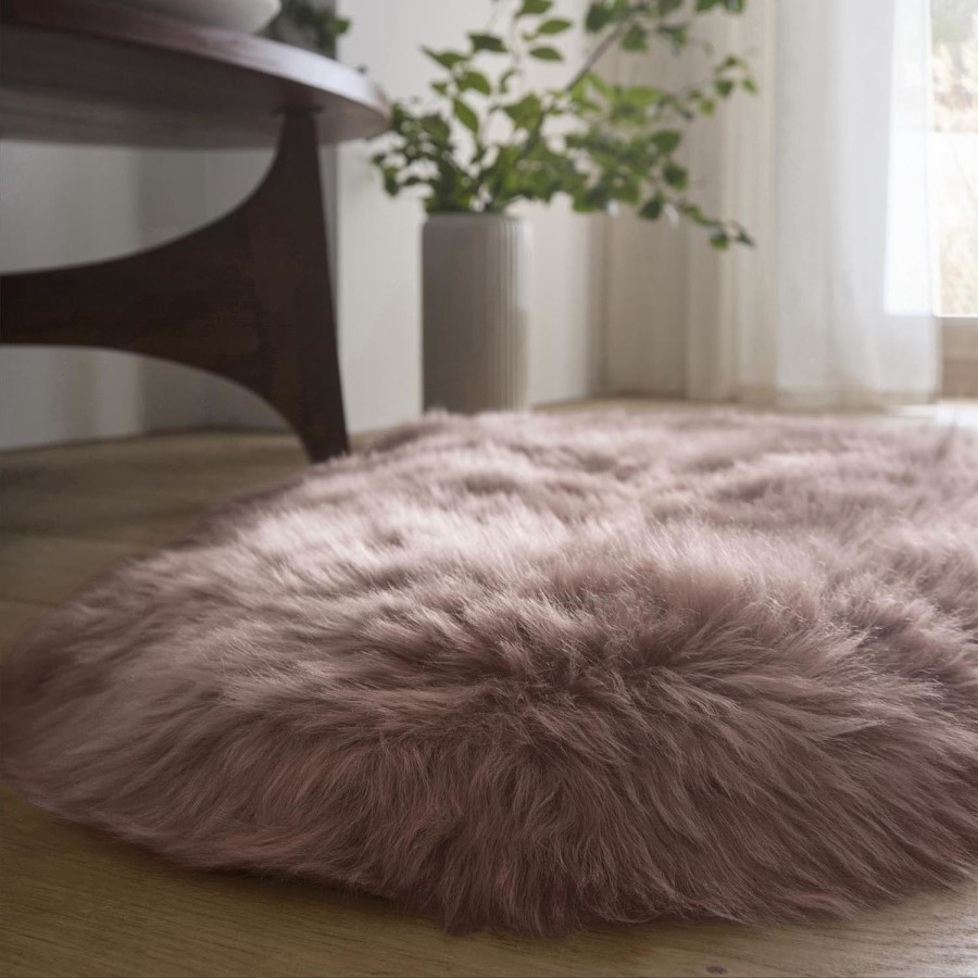 Pink Quad Genuine Sheepskin Rug - 160 x 105 cm - Origins