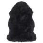 Black Single Genuine Sheepskin Rug - 95 x 65 cm - Origins